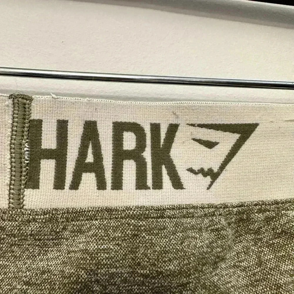 Gymshark Flex Leggings Mid Rise Olive Green Women's  Size M - Picture 11 of 14